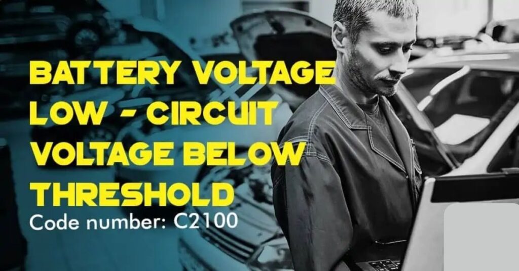 C2100: Battery Voltage Low
