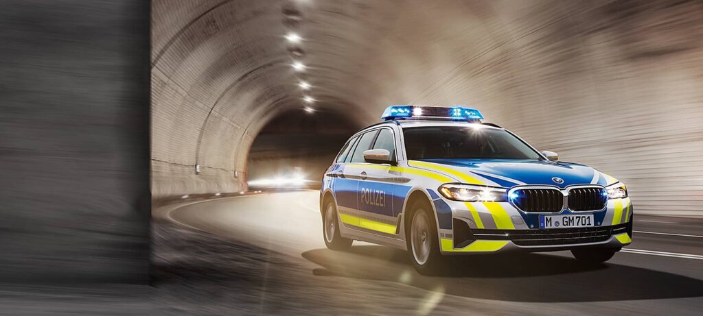 BMW 5 Series Police Car