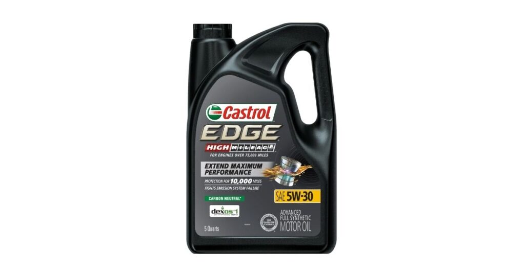 Castrol EDGE High Mileage 5W-30 Advanced Full Synthetic Motor Oil