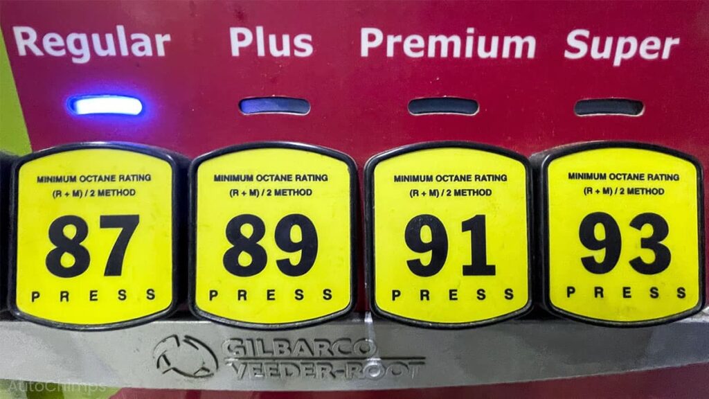 Premium Unleaded Gasoline (91 or 93 Octane)